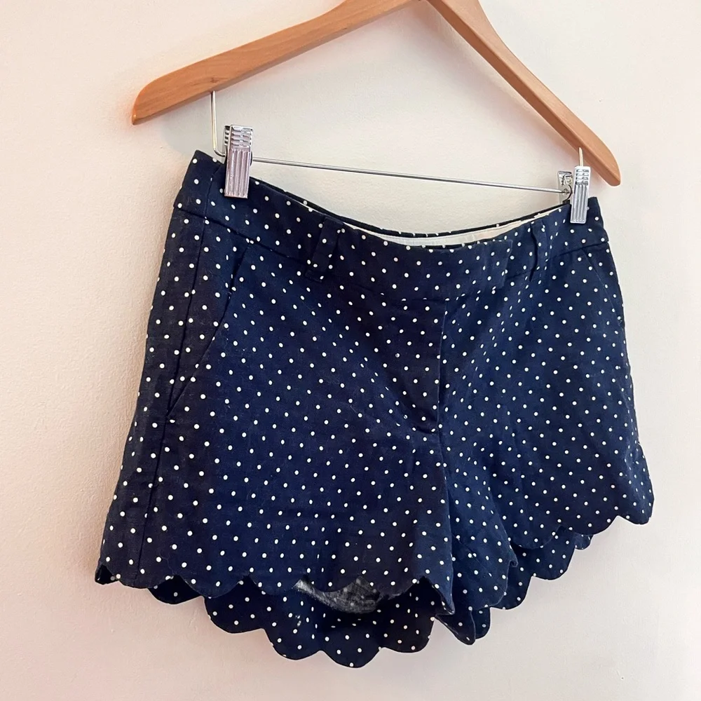 J Crew Scallop Shorts - Picture 2 of 5